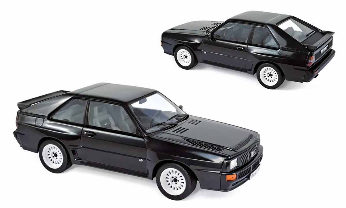 1/18 Audi Sport Quattro noire 1985 Norev