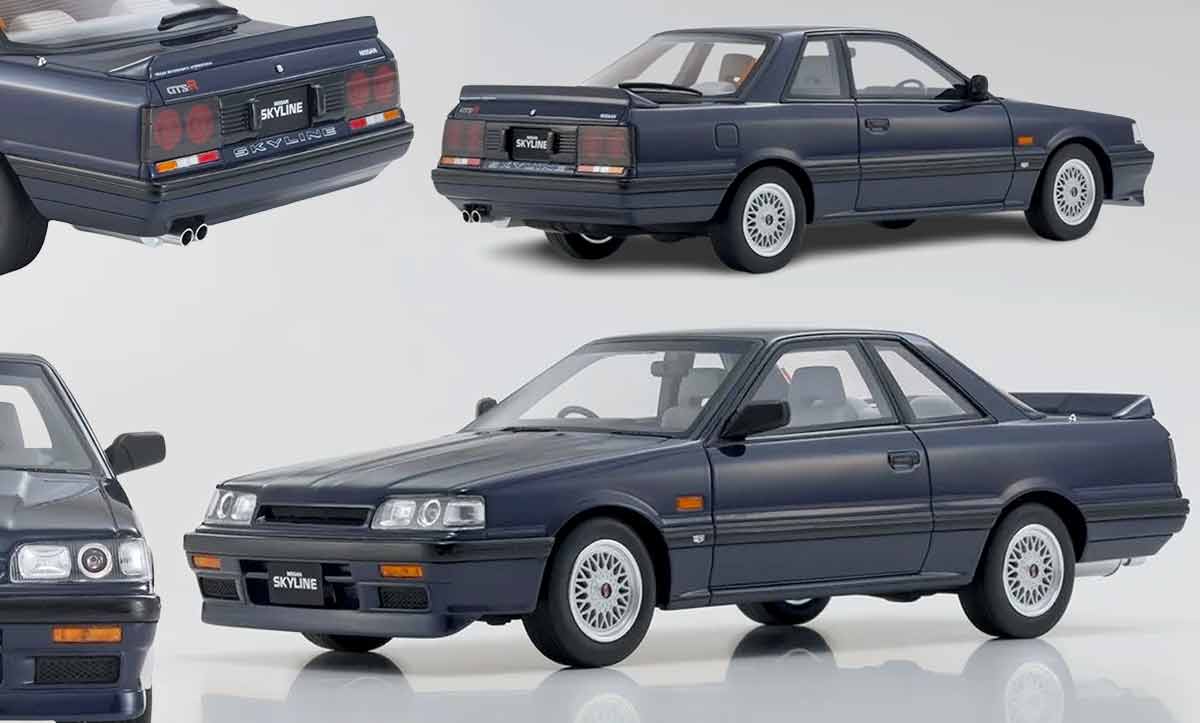KSR18039BL Nissan Skyline R31 GTS-R Kyosho 1/18
