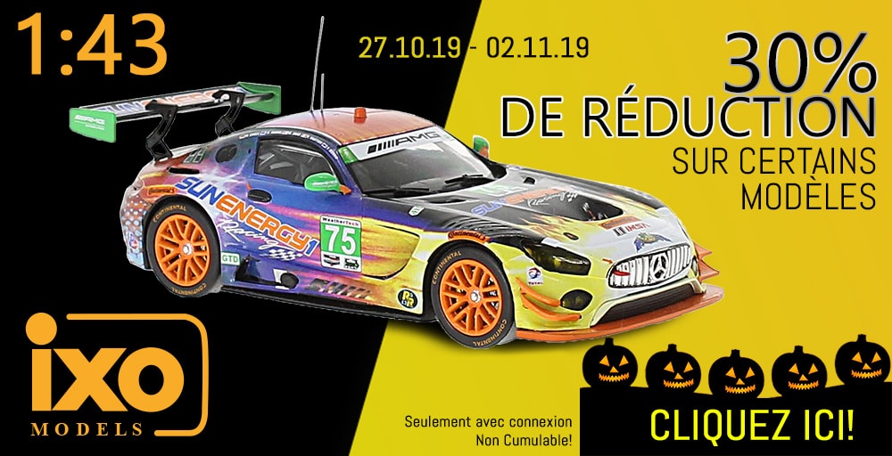 30% de réduction sur une sélection de miniatures IXO sur Modelcarworld
