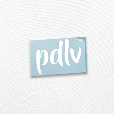 Sticker blanc PDLV STB