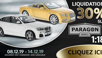 Liquidation 30% sur Paragon Models chez Modelcarworld