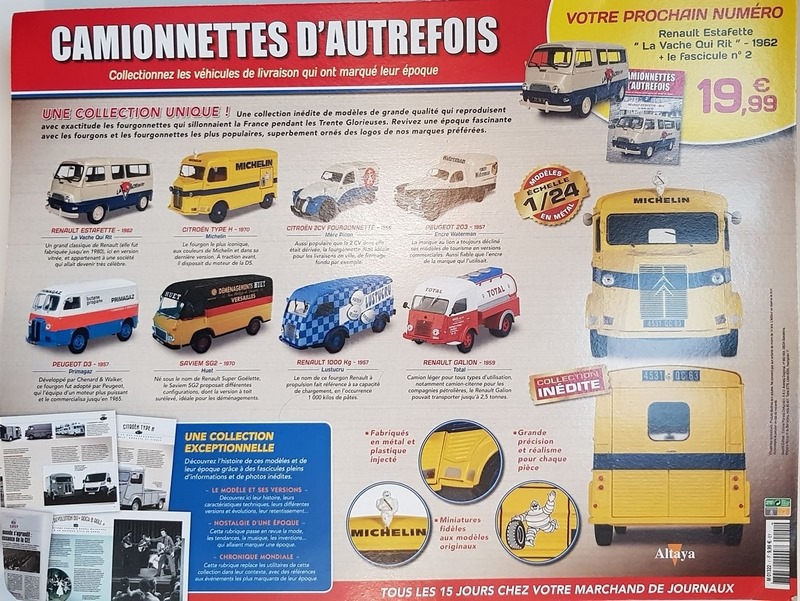Collection Altaya camionnettes d'autrefois