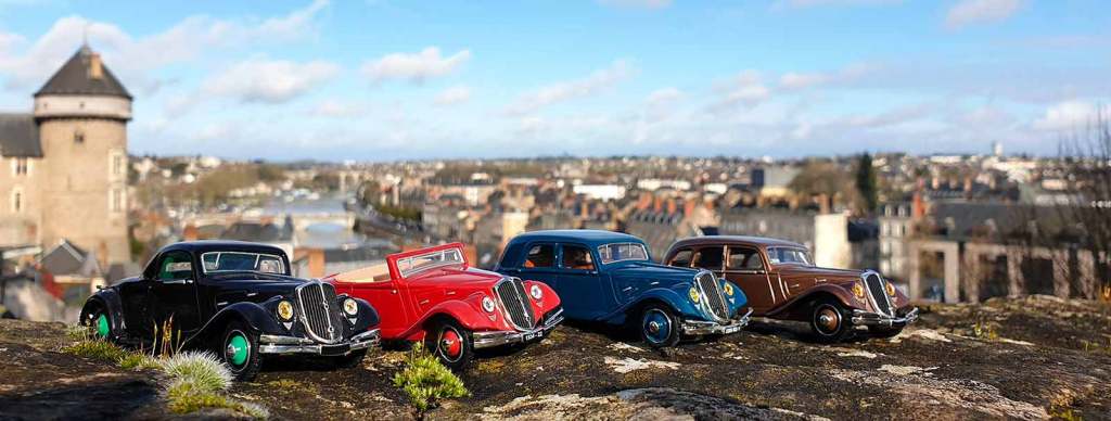 Différentes carrosseries de la Citroën Traction Avant 22 CV