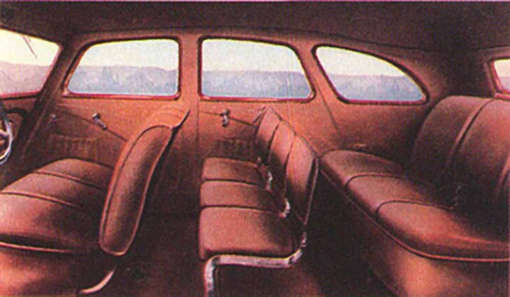 Intérieur Citroën Traction 22 familiale