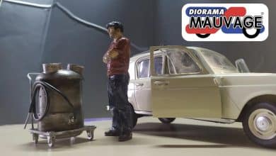 Diorama Mauvage nouveauté aspirateur 1980