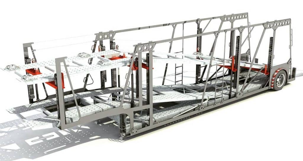 1/18 : Une nouvelle remorque porte-voiture chez MNtrailers