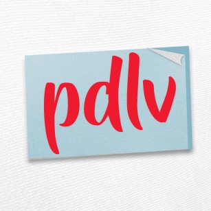 Sticker rouge PDLV STD