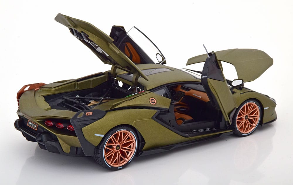 Bburago Lamborghini Sián FKP 37 – Schaal 1:18 – Met Openende Deuren En Motorkap – Gedetailleerd Verzamelmodel