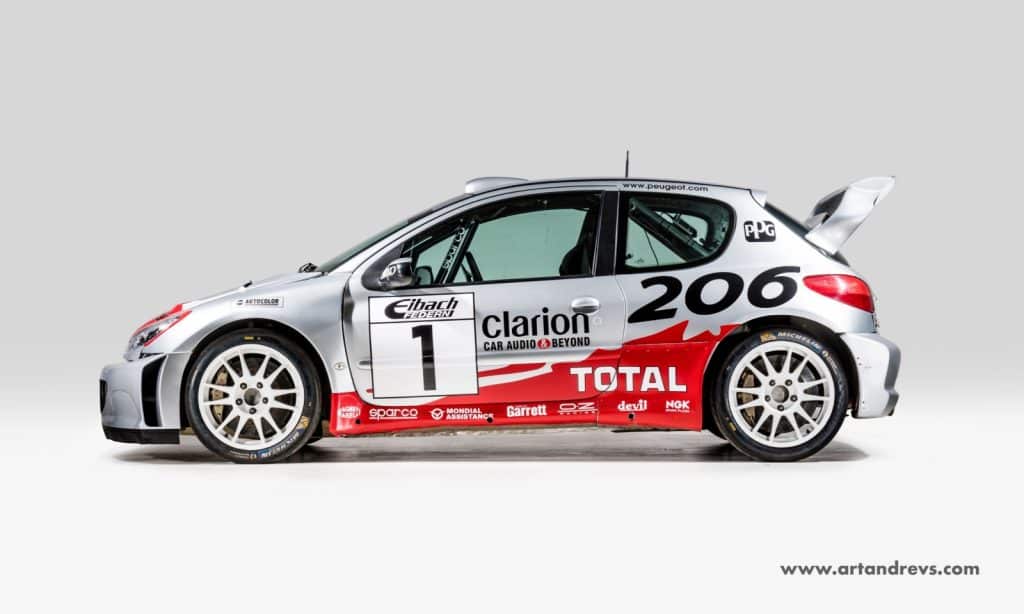 Peugeot 206 WRC profil