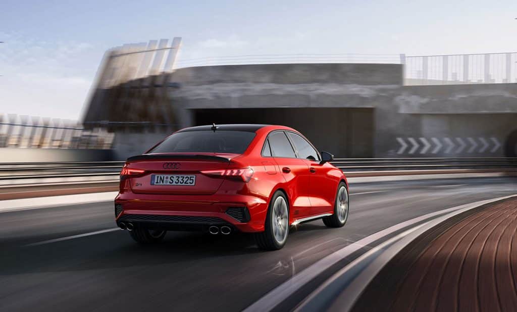 Arrière Audi S3 berline