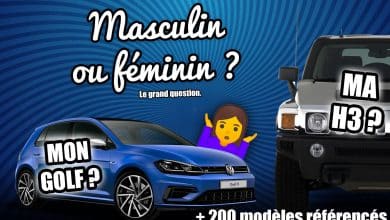 Nom de voiture masculin ou féminin