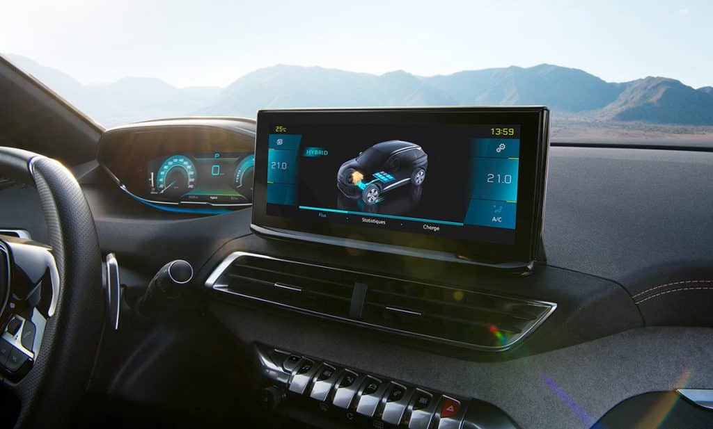 Peugeot 3008 restylé écran tactile