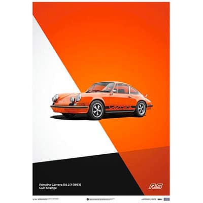 Affiche Porsche cadeau