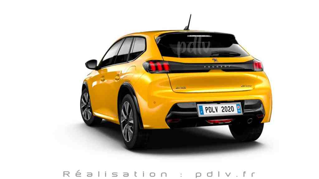 Peugeot 208 SW arrière
