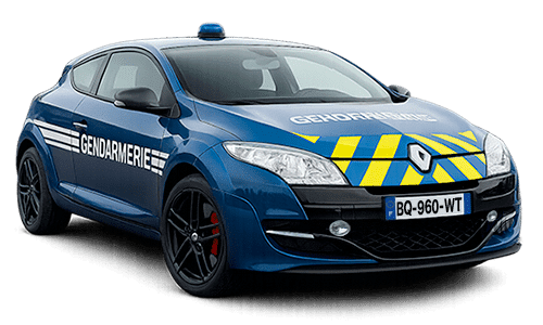 BQ-960-WT Renault Megane RS gendarmerie