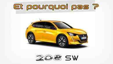 Photomontage Peugeot 208 SW