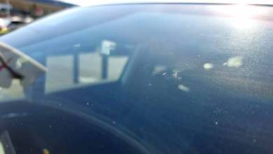 Impact sur pare-brise