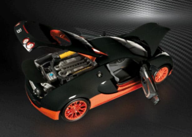 ALTAYA 1:8 BUGATTI VEYRON 16.4 SUPER SPORT N° BV 015 - PIECES Parts