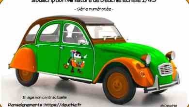 2CV Deuchie miniature 1/43