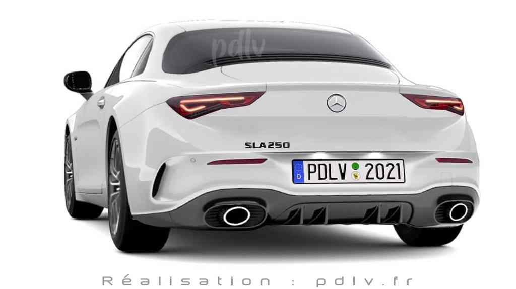 Arrière Mercedes SLA