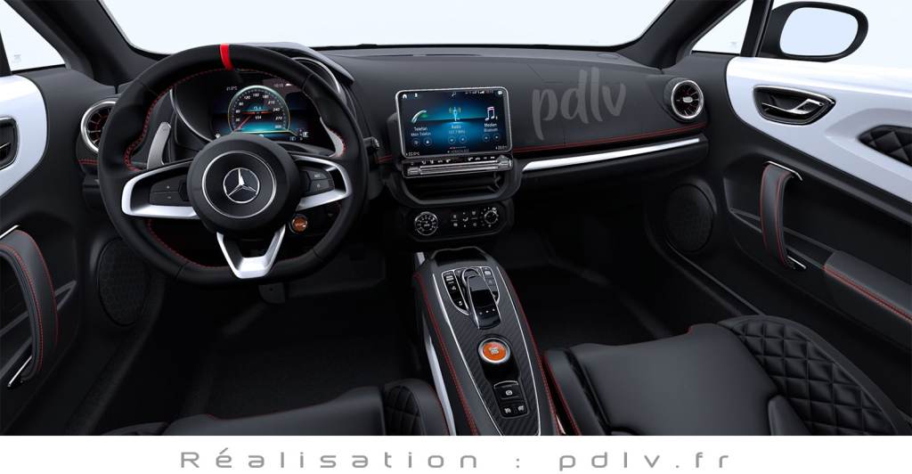 Intérieur Mercedes SLA