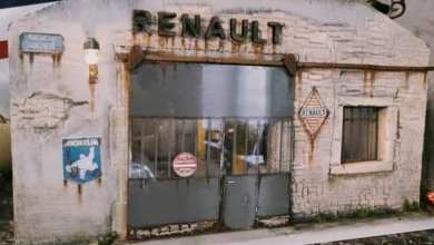 Diorama Mauvage garage Renault