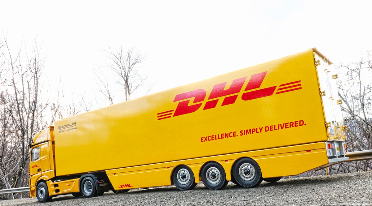 1/18 Semi-remorque DHL MNtrailers