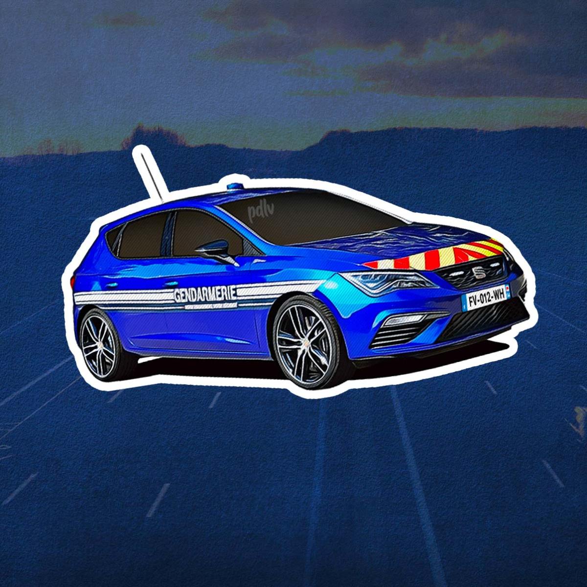 Inventaire des Seat Leon Cupra de la gendarmerie