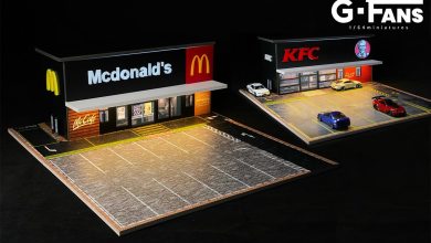 1/64 McDonalds KFC diorama