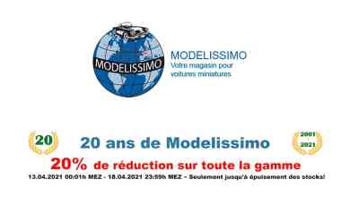 Modelissimo remise 20%