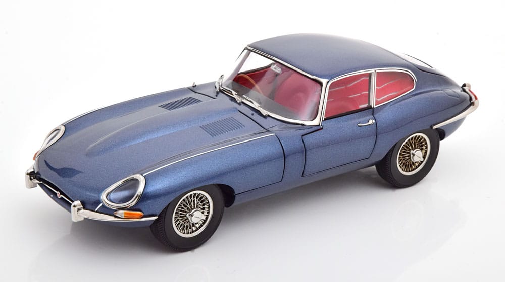Modellino in miniatura Jaguar E-Type 1/87 Ricko Roadster türkis Verdeck