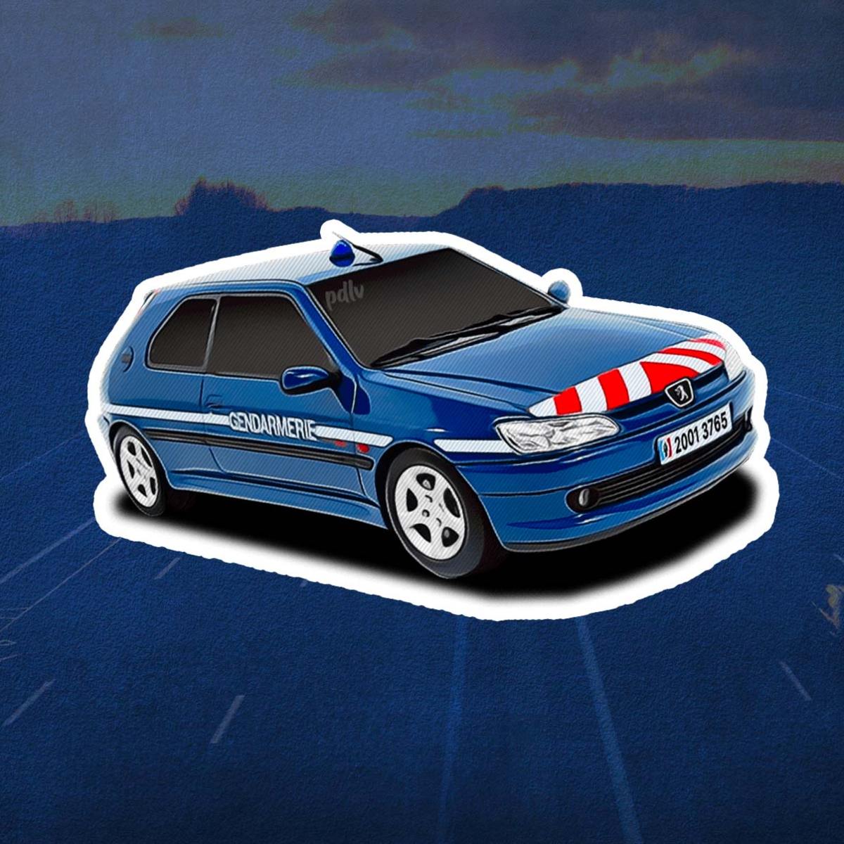 Inventaire des Peugeot 306 S16 de la gendarmerie