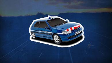 Inventaire Peugeot 306 S16 gendarmerie