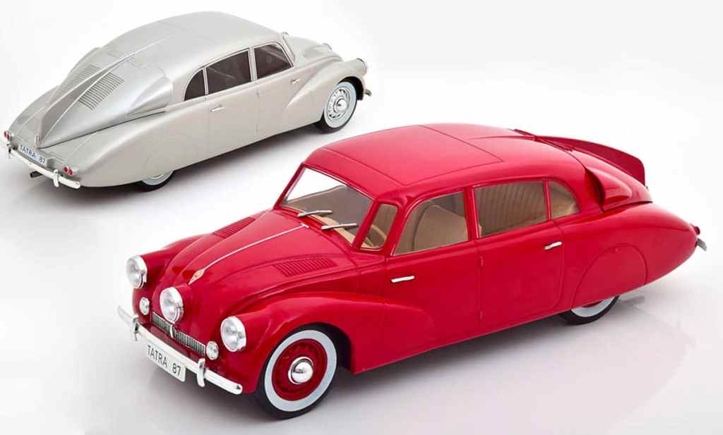 1/18 : La Tatra 87 reproduite par MCG en deux coloris