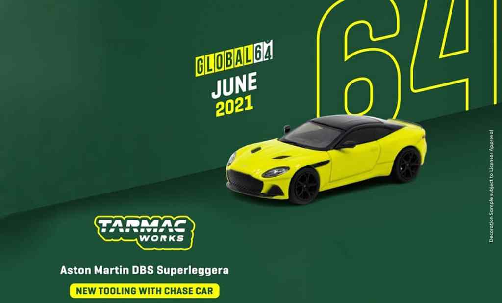 1/64 : Tarmac Works prépare l&rsquo;Aston Martin DBS Superleggera