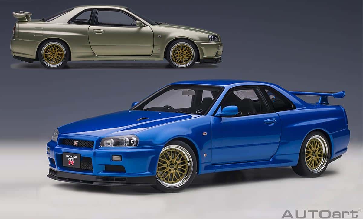 77405 77409 Nissan Skyline GTR R34 AUTOart