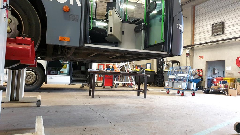 Entretien bus TUL Laval