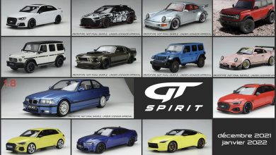 1/18 nouveautés GT Spirit décembre 2021 janvier 2022