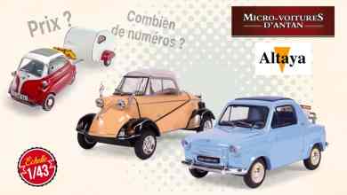 1/43 Altaya Collection Micro Voitures Antan