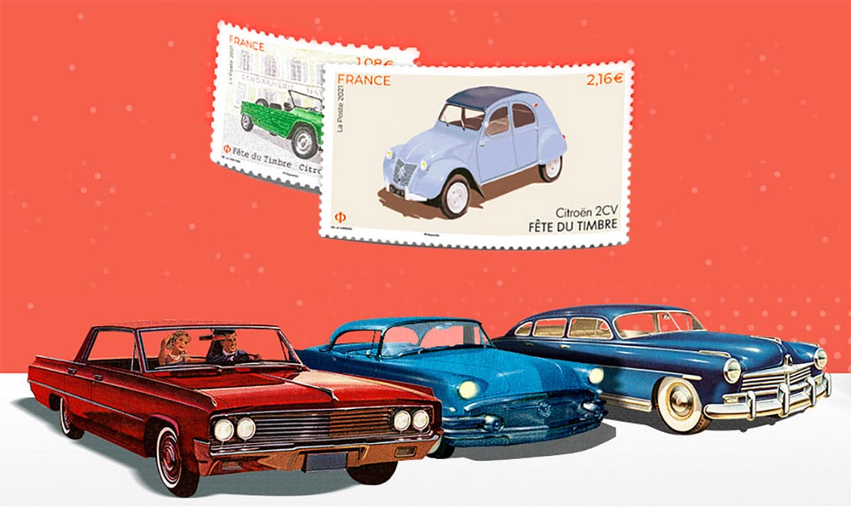 Timbres automobiles La Poste