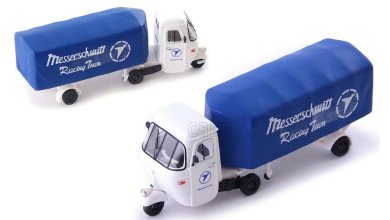 ATC08016 Piaggo APE Pentaro Renntransporter 1/43