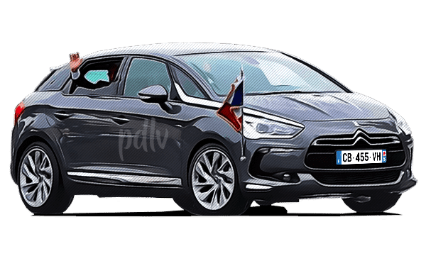 CB-455-VH Citroën DS 5 présidentiel