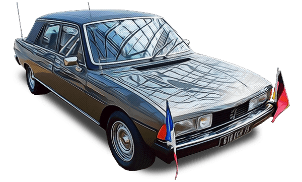 618 ECH 75 Peugeot 604 présidentielle