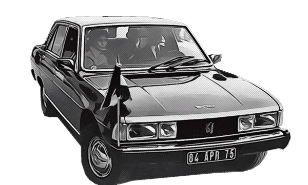84 APR 75 Peugeot 604 présidentielle