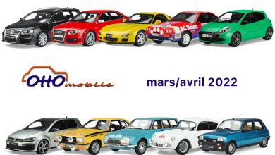 1/18 OttOmobile nouveautés mars avril 2022