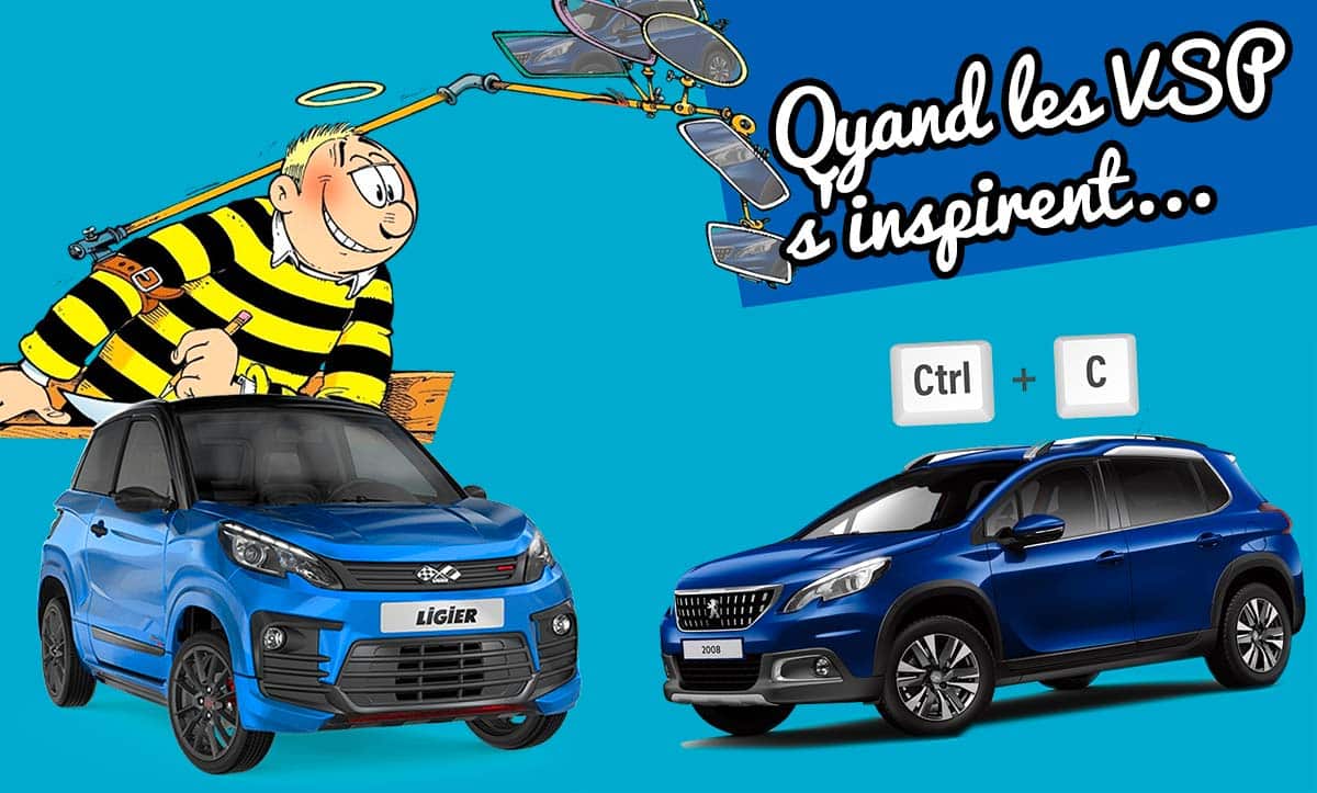 Voitures sans permis ressemblances