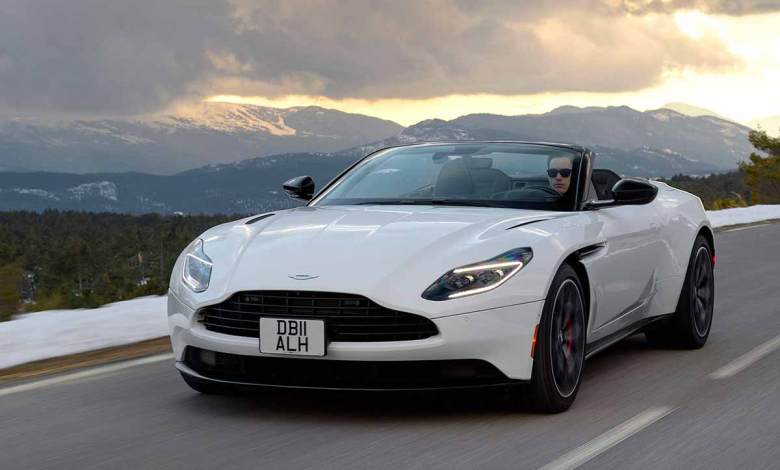 Fiche technique Aston Martin DB11 V8 Volante 2018