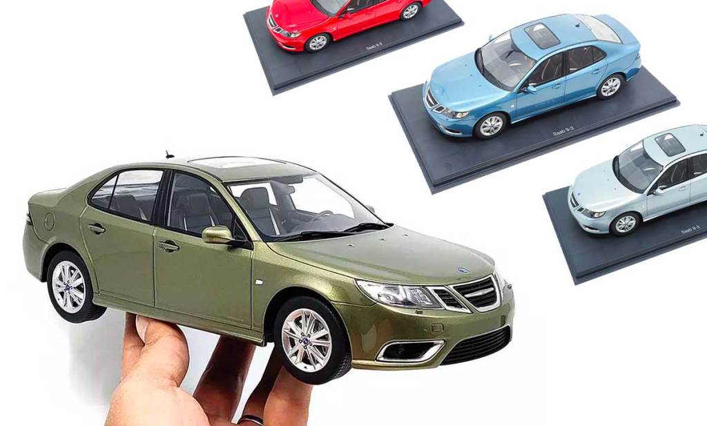 1/18 : La Saab 9-3 Aero Sedan annoncée chez DNA Collectibles