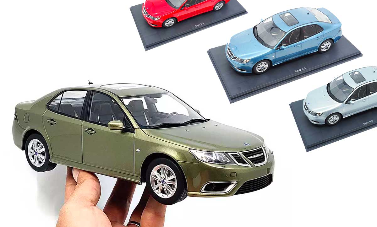 1/18 Saab 9-3 Aero Sedan DNA Collectibles
