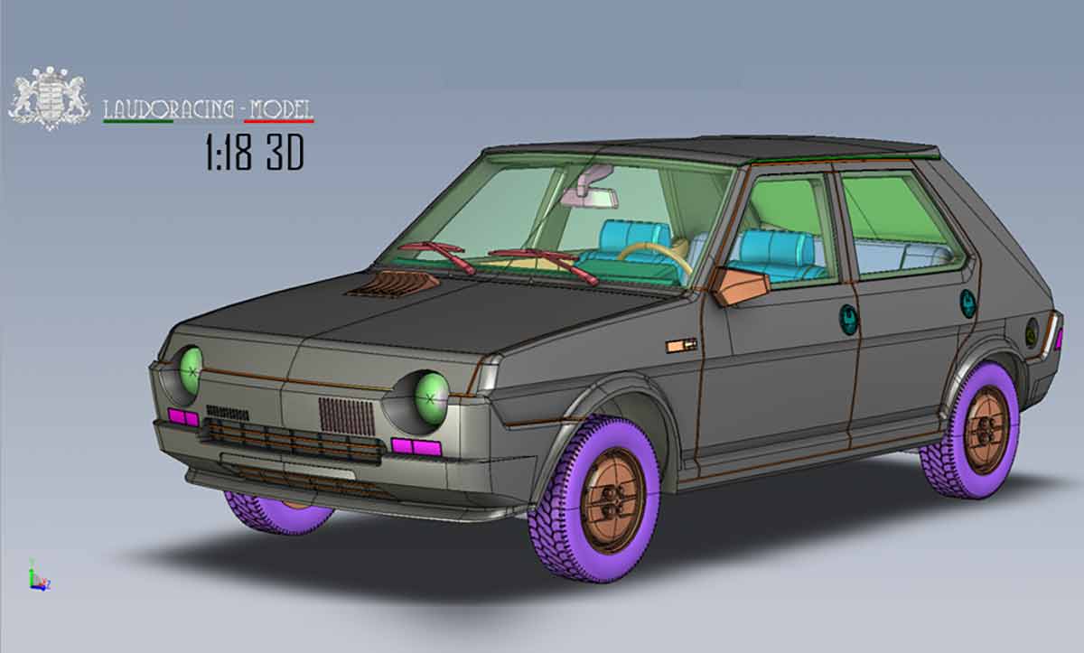 1/18 Fiat Ritmo 60 CL Laudoracing